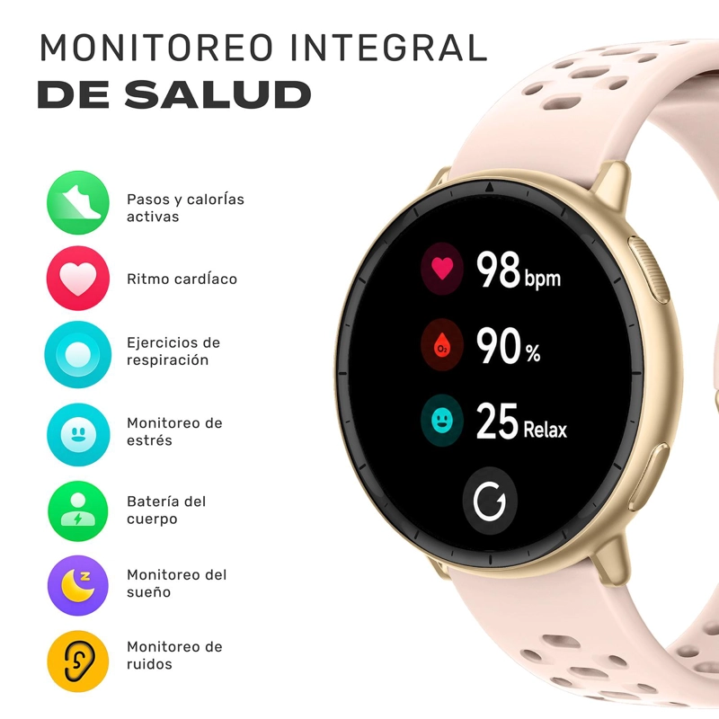 RELOJ SMARTWATCH GPS SHAR T1 43,5MM BLACK LHOTSE - 3