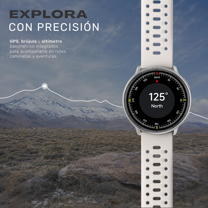 RELOJ SMARTWATCH GPS SHAR T1 43,5MM BLACK LHOTSE - 5