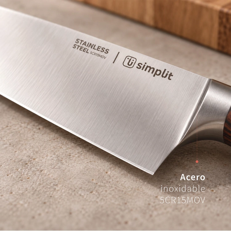 SET PARRILLERO CUCHILLO 21CM Y TENEDOR ACERO INOX TOLEDO SIMPLIT - 4