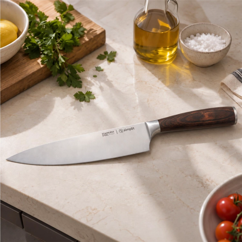 SET PARRILLERO CUCHILLO 21CM Y TENEDOR ACERO INOX TOLEDO SIMPLIT - 7