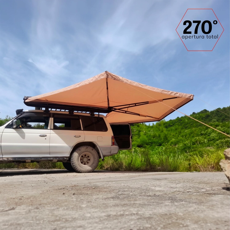 TOLDO CAMPING LATERAL PARA AUTO TECHO 270° XROAD - 3