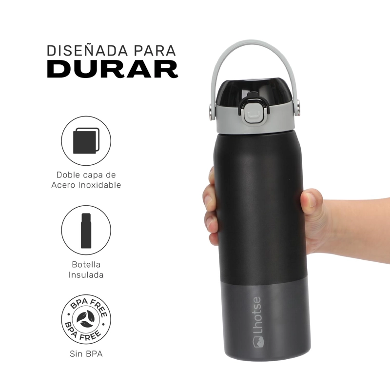TERMO BOTELLA TERMICA ACERO INOX 2X HYDROTEK 750ML 2-1 LHOTSE - 3