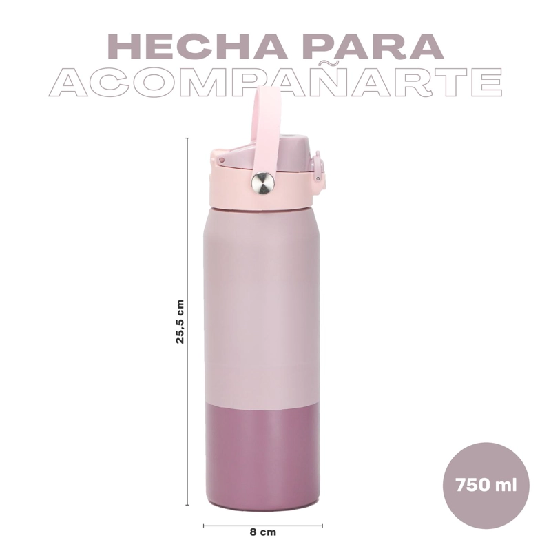 TERMO BOTELLA TERMICA ACERO INOX 2X HYDROTEK 750ML 2-1 LHOTSE - 6