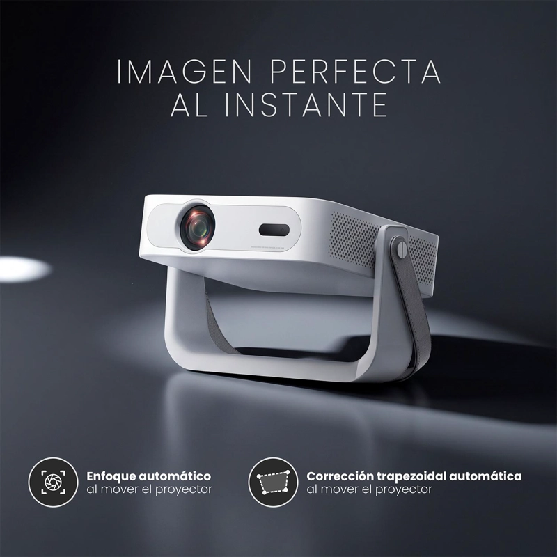 PACK PROYECTOR PORTATIL NOVUS + TELON 100' BLANCO LEVO - 3