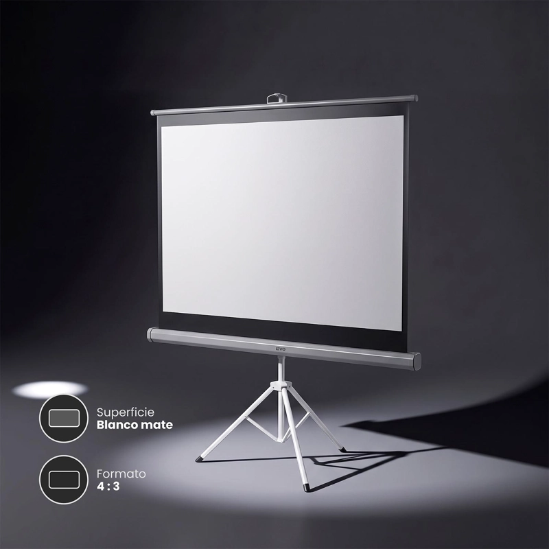 PACK PROYECTOR PORTATIL NOVUS + TELON 100' BLANCO LEVO - 6