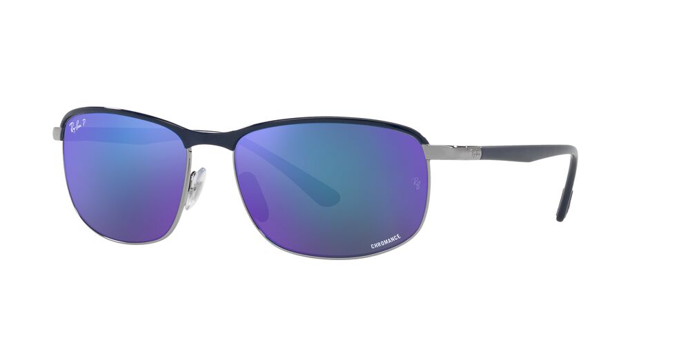 ANTEOJOS DE SOL RAY-BAN RB3671CH AZUL UNISEX - 2