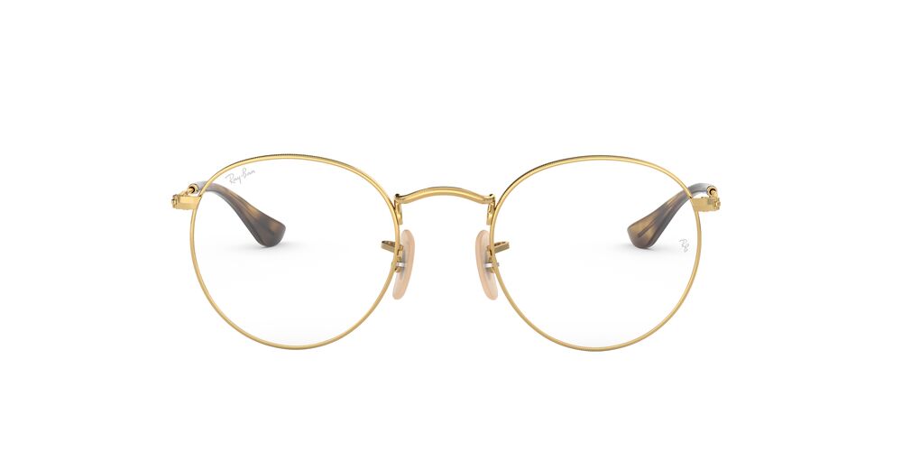 ANTEOJOS RAY-BAN ÓPTICOS RX3447V ROUND METAL DORADO UNISEX - 1
