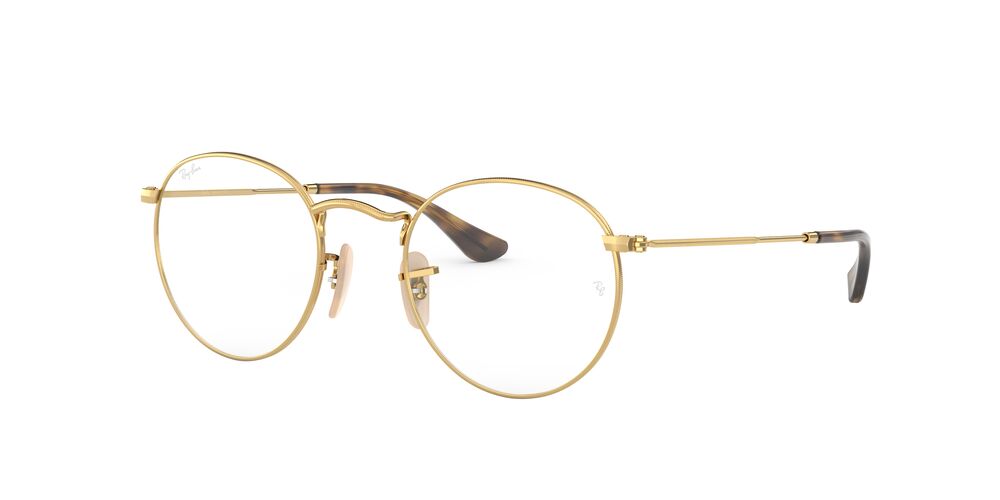 ANTEOJOS RAY-BAN ÓPTICOS RX3447V ROUND METAL DORADO UNISEX - 2