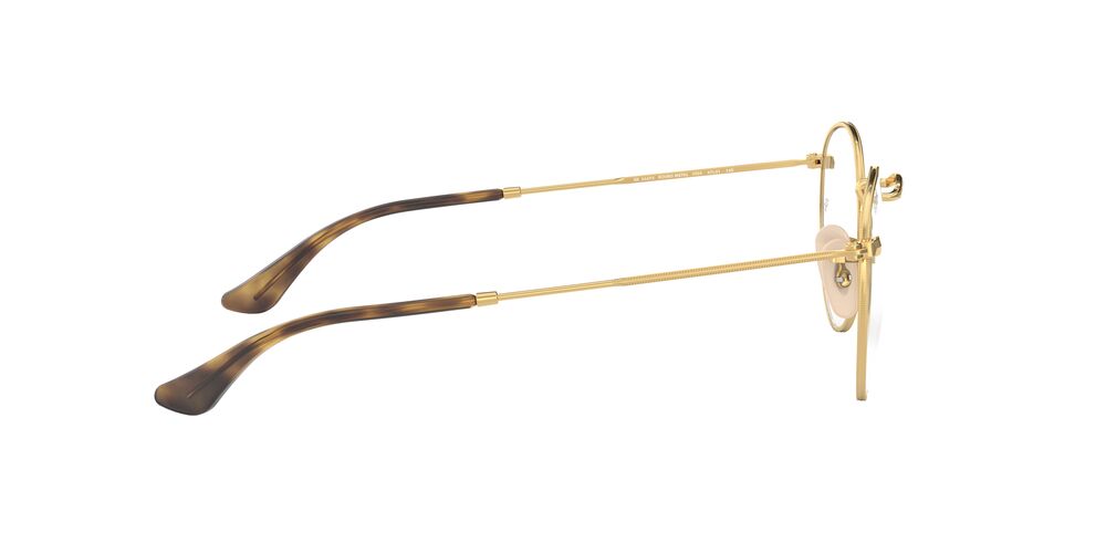 ANTEOJOS RAY-BAN ÓPTICOS RX3447V ROUND METAL DORADO UNISEX - 4