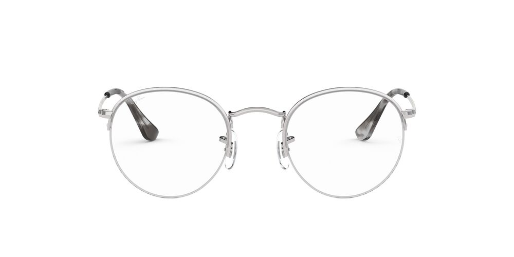ANTEOJOS RAY-BAN ÓPTICOS RX3947V ROUND GAZE PLATEADO UNISEX - 1