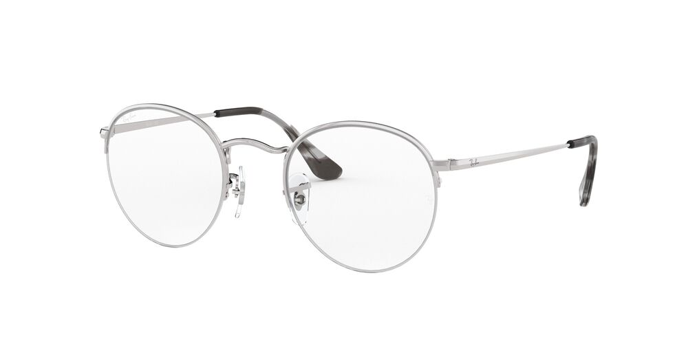 ANTEOJOS RAY-BAN ÓPTICOS RX3947V ROUND GAZE PLATEADO UNISEX - 2