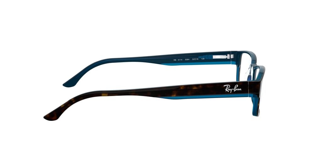 ANTEOJOS RAY-BAN ÓPTICOS RX5114 AZUL UNISEX - 4