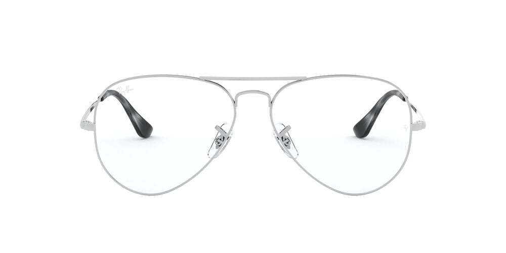 ANTEOJOS RAY-BAN ÓPTICOS RX6489 AVIATOR PLATEADO UNISEX - 1