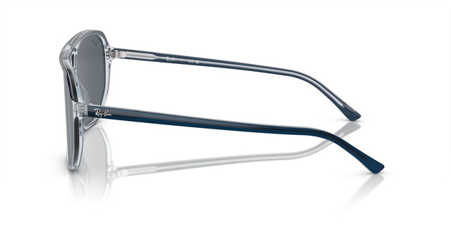 ANTEOJOS SOL RAY-BAN 0RB4547 BOYFRIEND TWO AZUL UNISEX - 9