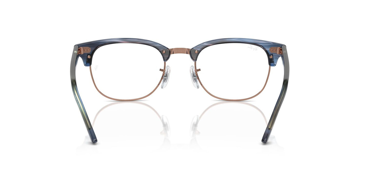 ANTEOJOS RAY-BAN ÓPTICOS RX5154 CLUBMASTER AZUL UNISEX - 2