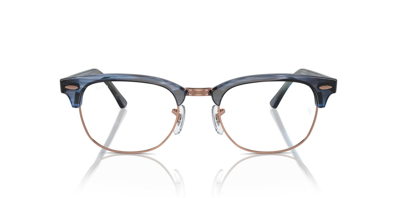 ANTEOJOS RAY-BAN ÓPTICOS RX5154 CLUBMASTER AZUL UNISEX - 4