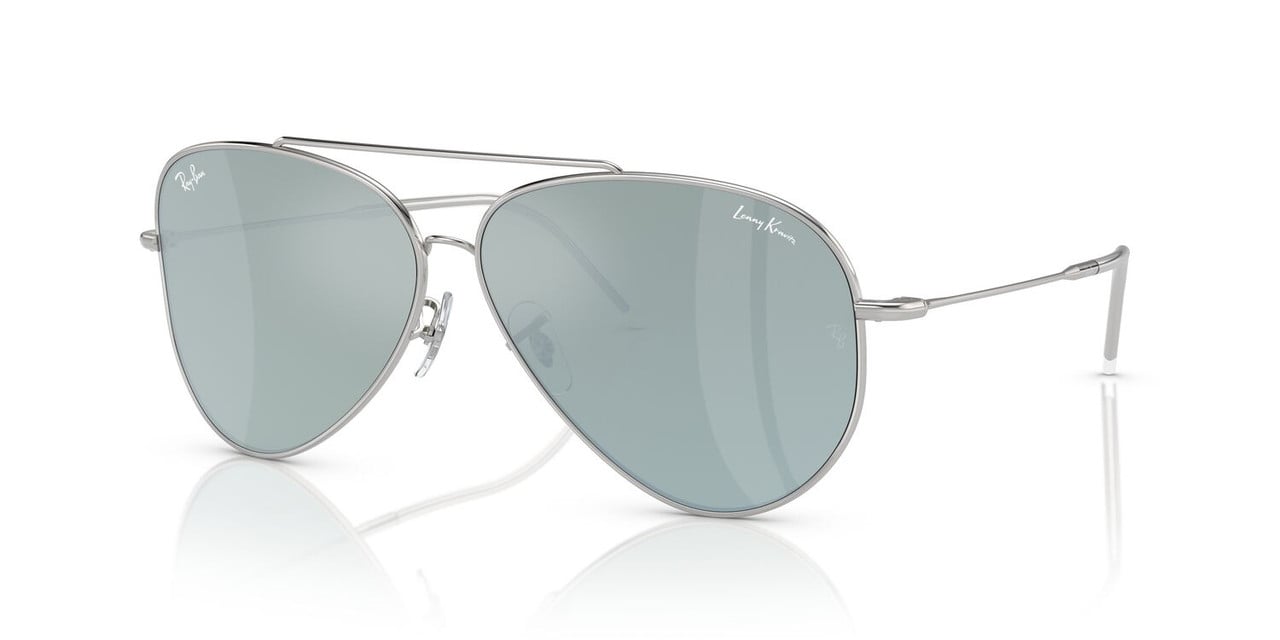 ANTEOJOS SOL RAY-BAN RBR0101S AVIATOR REVERSE PLATEADO UNISEX - 2