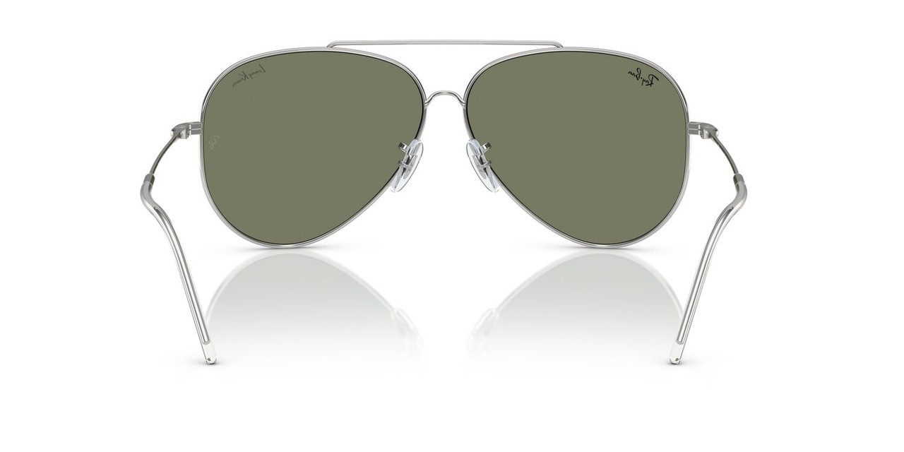 ANTEOJOS SOL RAY-BAN RBR0101S AVIATOR REVERSE PLATEADO UNISEX - 4