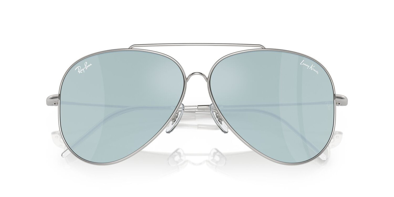 ANTEOJOS SOL RAY-BAN RBR0101S AVIATOR REVERSE PLATEADO UNISEX - 5