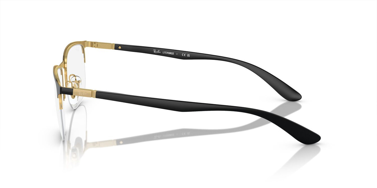 ANTEOJOS RAY-BAN ÓPTICOS RX6513 NEGRO UNISEX - 3
