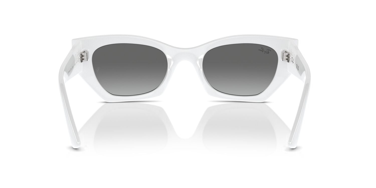 ANTEOJOS SOL RAY-BAN RB4430 ZENA BLANCO UNISEX - 4