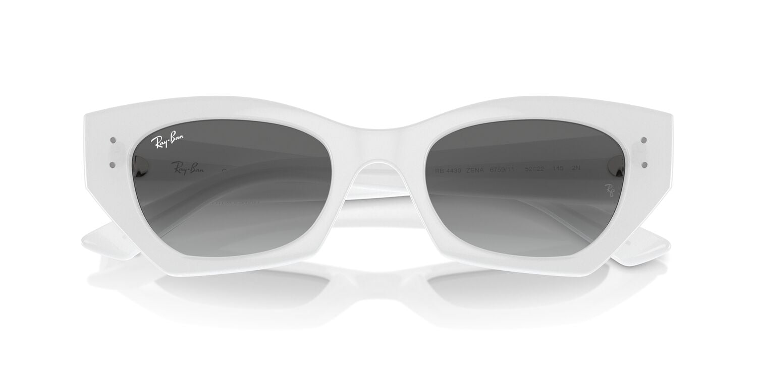 ANTEOJOS SOL RAY-BAN RB4430 ZENA BLANCO UNISEX - 5