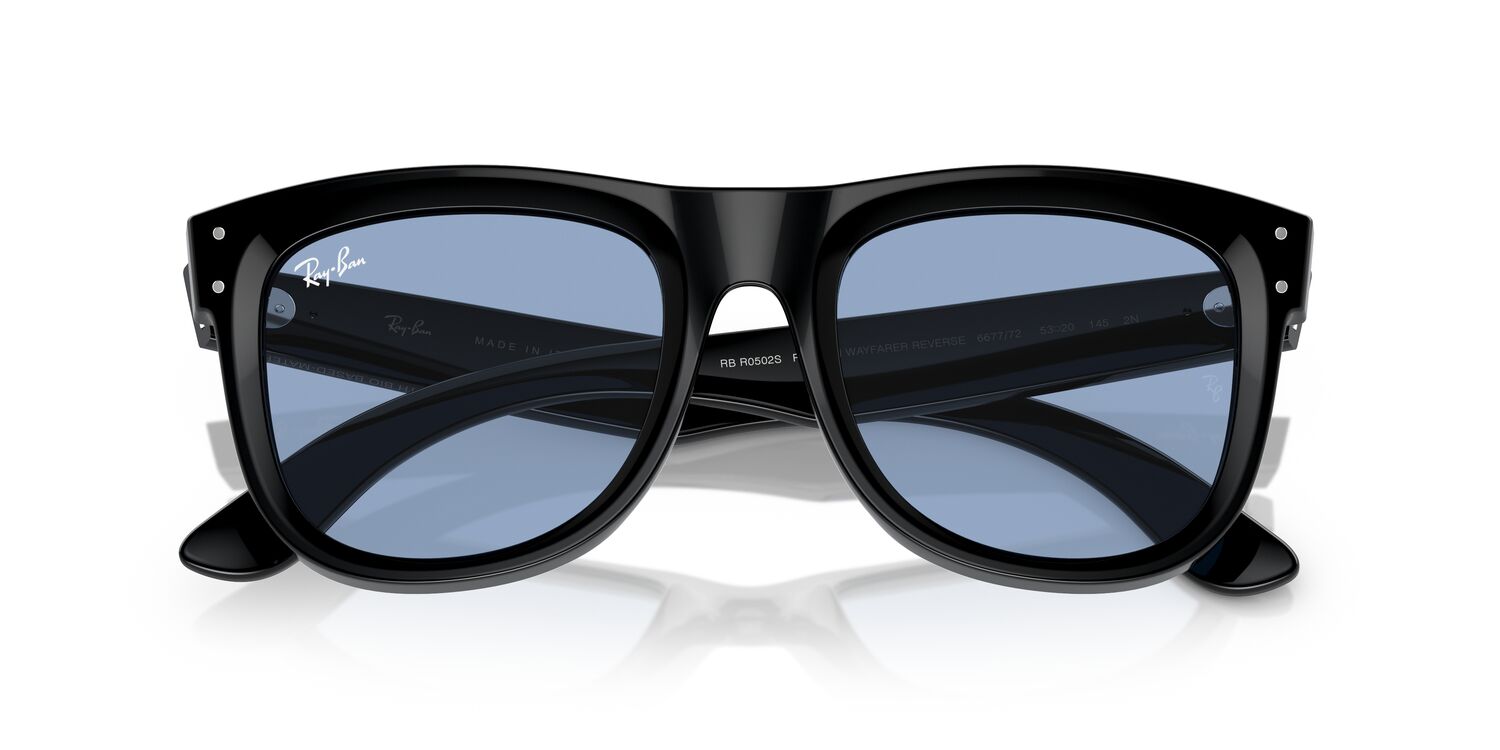ANTEOJOS SOL RAY-BAN RBR0502S WAYFARER REVERSE NEGRO UNISEX - 5
