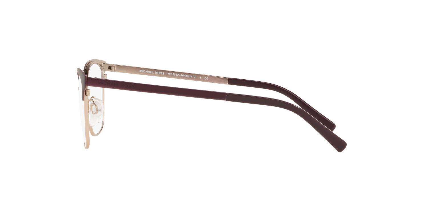 ANTEOJOS MICHAEL KORS ÓPTICOS MK3012 ADRIANNA IV DORADO MUJER - 3