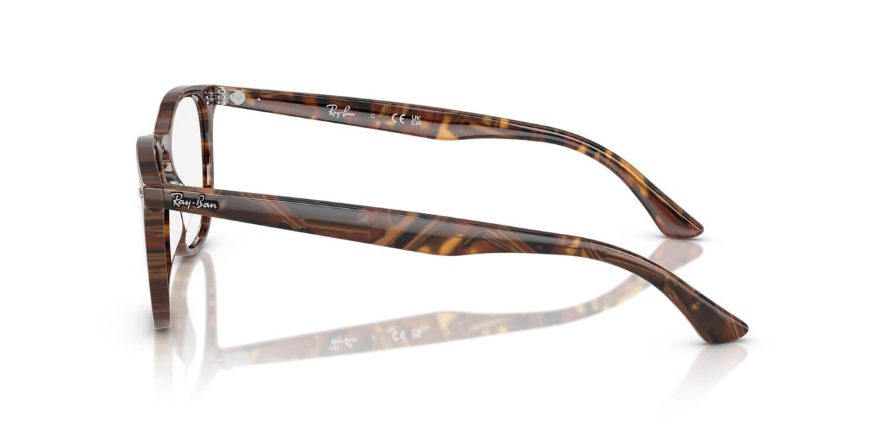 ANTEOJOS ÓPTICOS RAY-BAN RX7159 CAFÉ UNISEX - 3