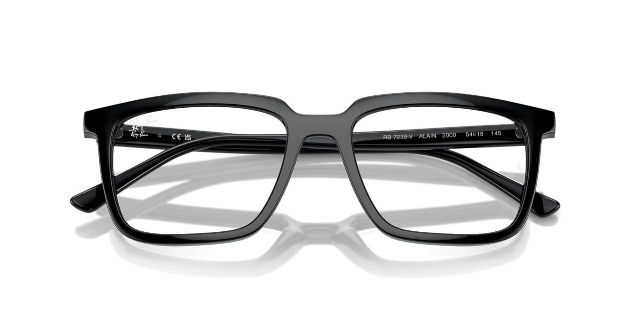 ANTEOJOS ÓPTICOS RAY-BAN RX7239 ALAIN NEGRO UNISEX - 5