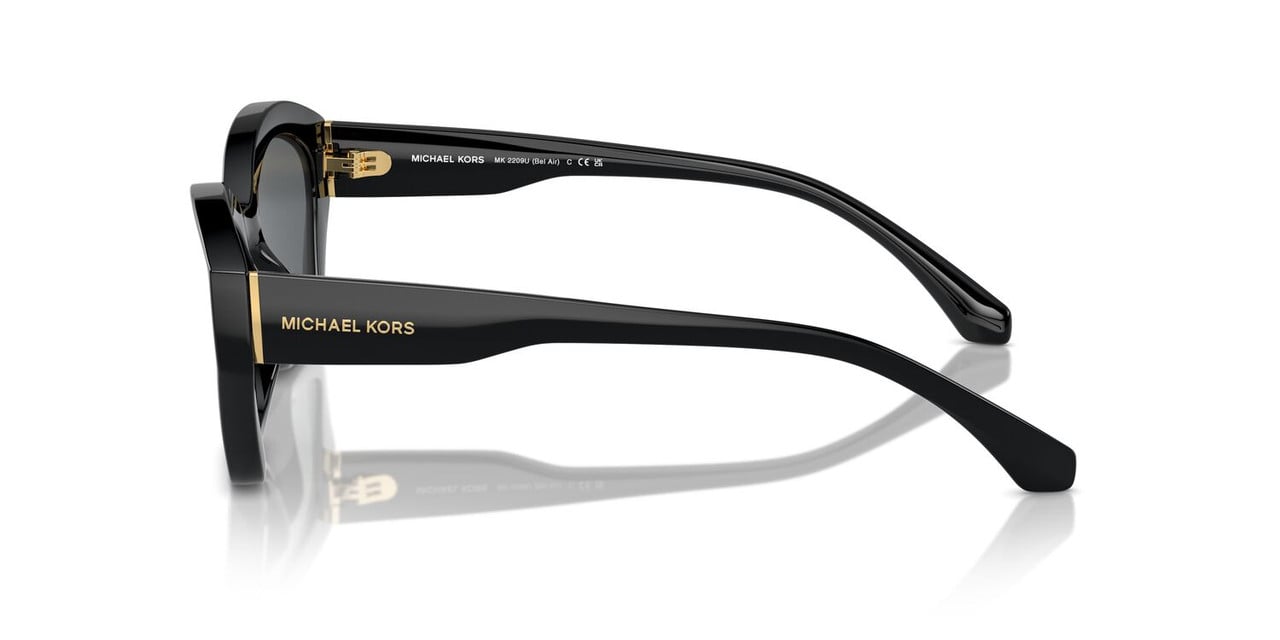 ANTEOJOS DE SOL MICHAEL KORS MK2209U BEL AIR EN COLOR NEGRO MUJER - 3