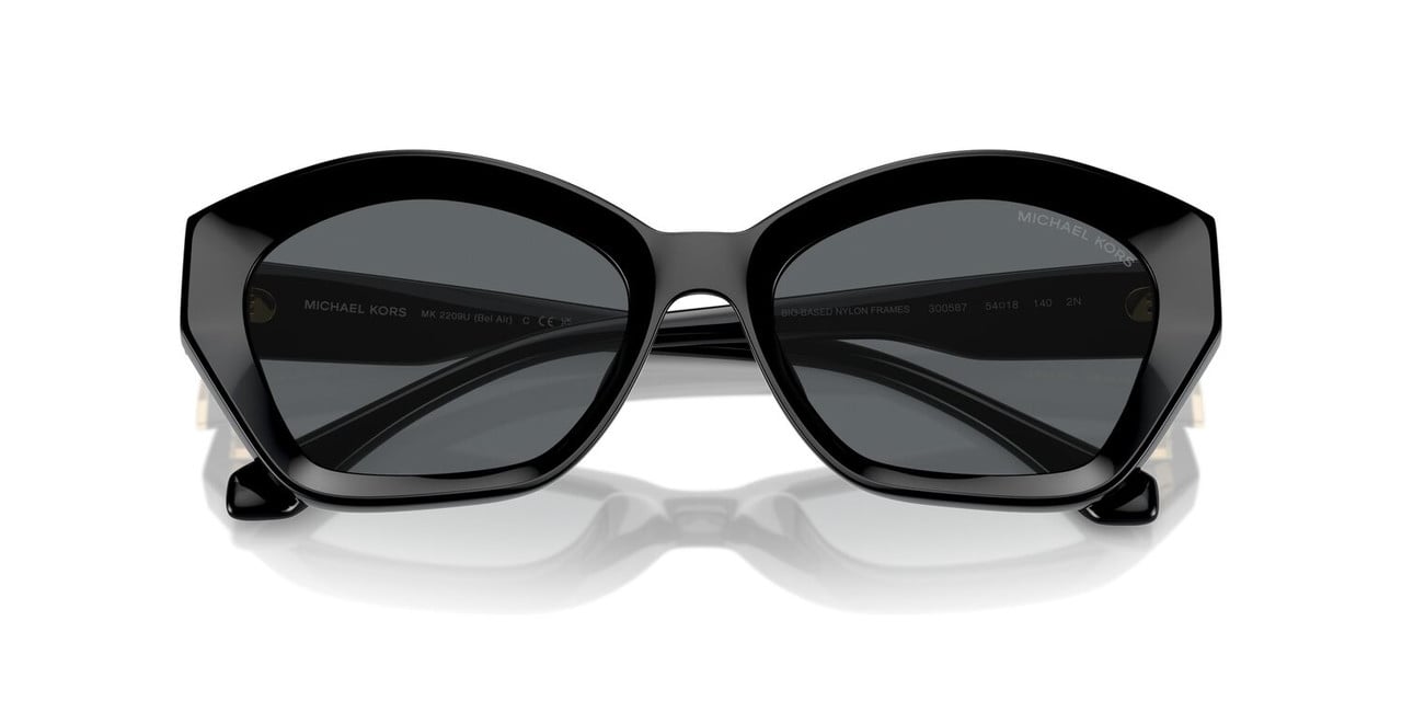 ANTEOJOS DE SOL MICHAEL KORS MK2209U BEL AIR EN COLOR NEGRO MUJER - 5