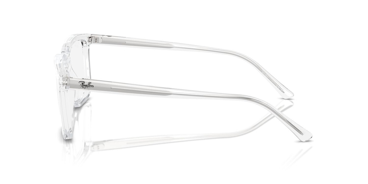 ANTEOJOS ÓPTICOS RAY-BAN RX7239 ALAIN EN COLOR BLANCO UNISEX - 3