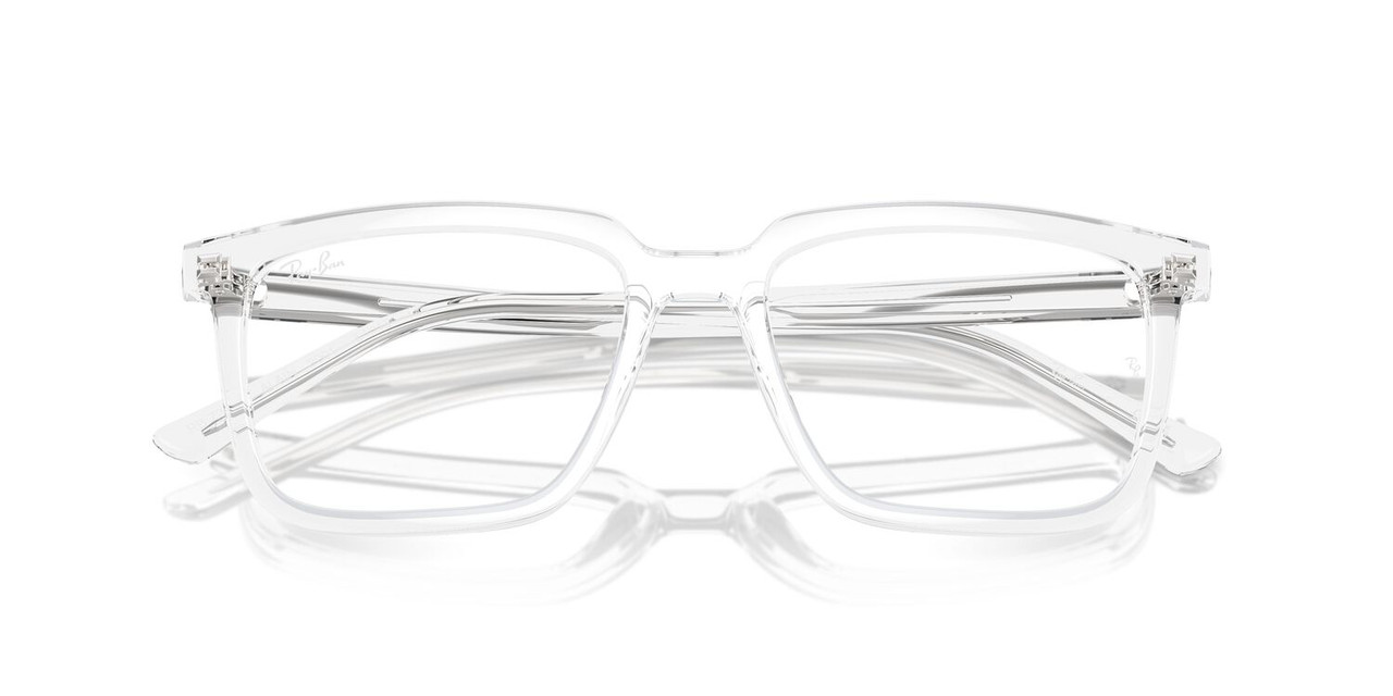 ANTEOJOS ÓPTICOS RAY-BAN RX7239 ALAIN EN COLOR BLANCO UNISEX - 4