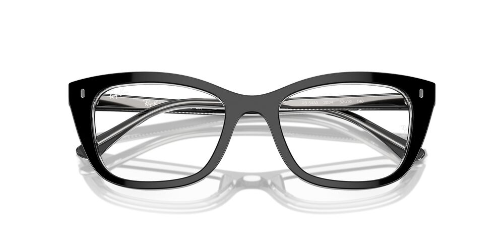 ANTEOJOS ÓPTICOS RAY-BAN RX5433  EN COLOR NEGRO MUJER - 5