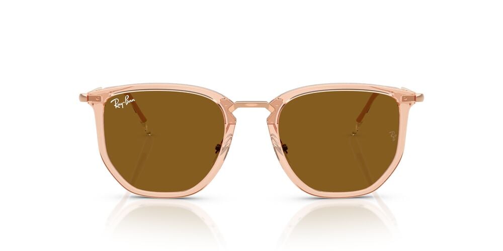 ANTEOJOS DE SOL RAY-BAN RB4451 TRANSPARENT BEIGE BROWN EN COLOR CAFE UNISEX - 1
