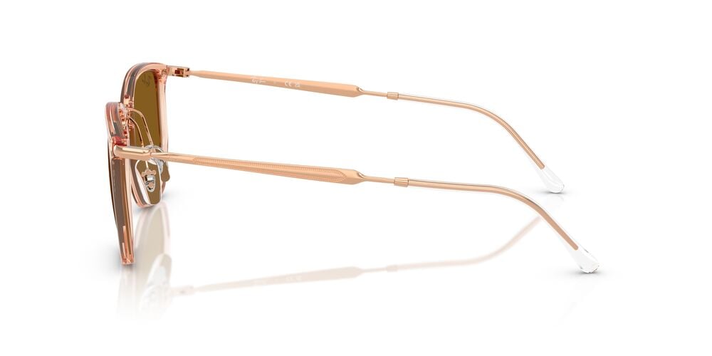 ANTEOJOS DE SOL RAY-BAN RB4451 TRANSPARENT BEIGE BROWN EN COLOR CAFE UNISEX - 3