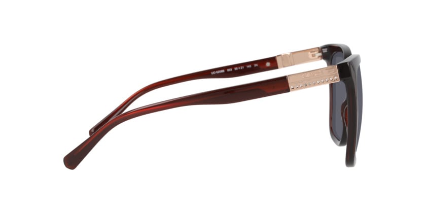 ANTEOJOS DE SOL UNOFFICIAL TRANSPARENT BURGUNDY GREY 0UO6208B BURDEO MUJER - 4