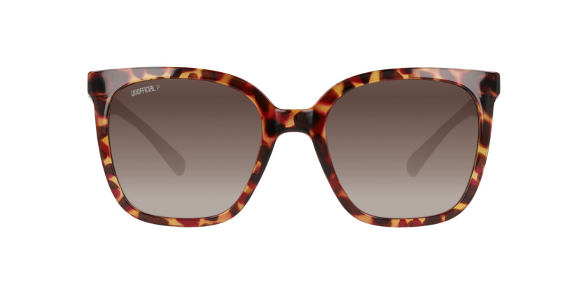 ANTEOJOS DE SOL UNOFFICIAL HAVANA WITH PURPLE GRADIENT BROWN - POLAR 0UO6208B HAVANA MUJER - 1