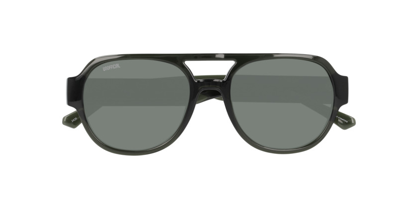 ANTEOJOS DE SOL UNOFFICIAL TRANSPARENT KAKI GREEN 0UO6206 NARANJO HOMBRE - 6