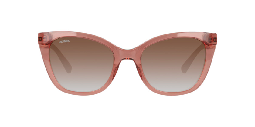 ANTEOJOS DE SOL UNOFFICIAL TRANSPARENT SOFT PINK GRADIENT BROWN 0UO6207B ROSADO MUJER - 1