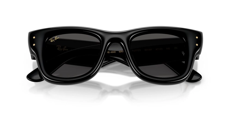 ANTEOJOS DE SOL RAY-BAN RB4940 WAYFARER PUFFER BLACK ULTRA BLACK NEGRO UNISEX - 5
