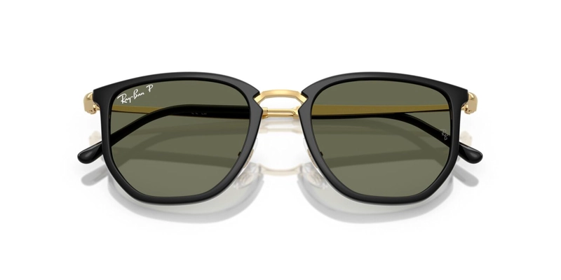 ANTEOJOS DE SOL RAY-BAN RB4451 BLACK POLAR GREEN NEGRO UNISEX - 5