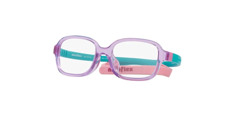 ANTEOJOS OPTICOS MIRAFLEX MF4026 TRANSLUCENT VIOLET VIOLETA UNISEX - 2