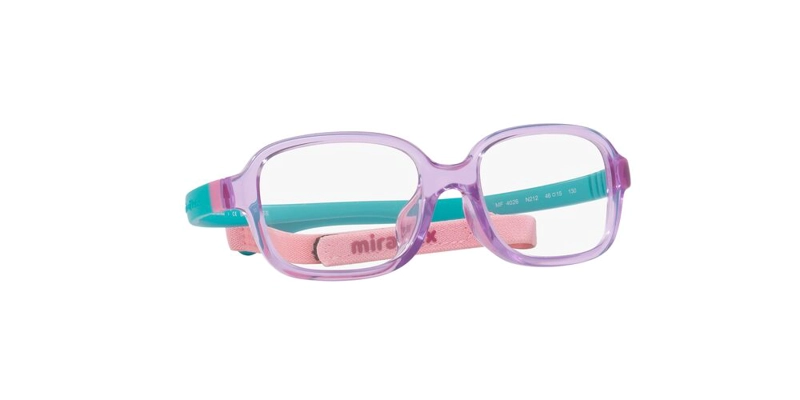 ANTEOJOS OPTICOS MIRAFLEX MF4026 TRANSLUCENT VIOLET VIOLETA UNISEX - 6