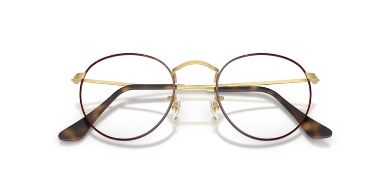 ANTEOJOS OPTICOS RAY-BAN RX3447V ROUND METAL HAVANA UNISEX - 5