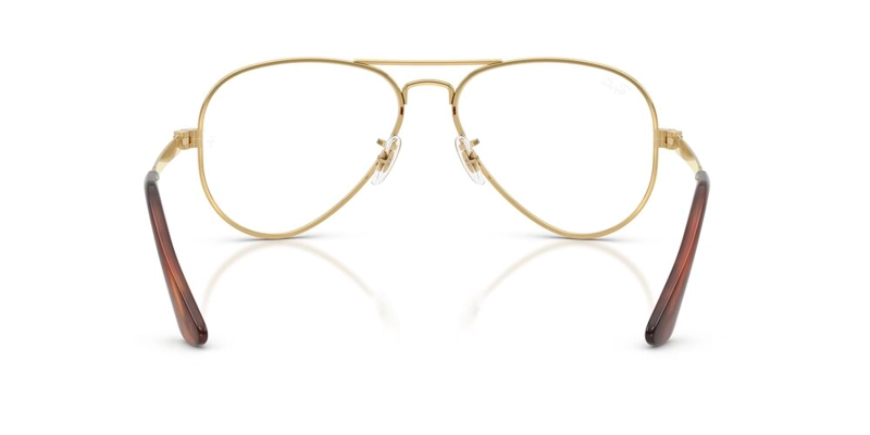 ANTEOJOS OPTICOS RAY-BAN RX3925V AVIATOR MAX ARISTA DORADO UNISEX - 4