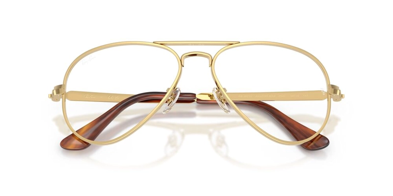 ANTEOJOS OPTICOS RAY-BAN RX3925V AVIATOR MAX ARISTA DORADO UNISEX - 5