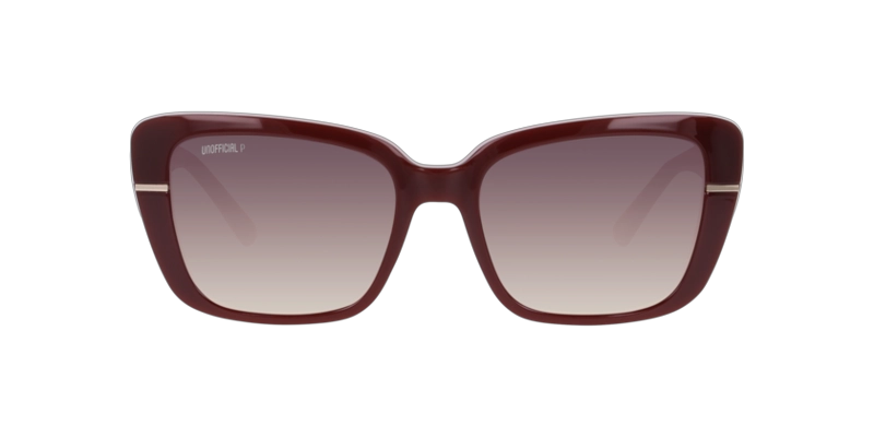 ANTEOJOS DE SOL UNOFFICIAL UO6216 BURGUNDY ROJO MUJER - 1