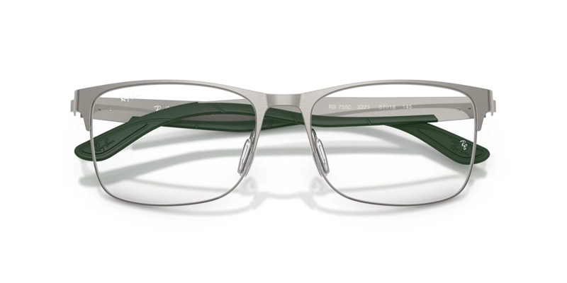 ANTEOJOS OPTICOS RAY-BAN RX7550 GUNMETAL GRIS UNISEX - 5